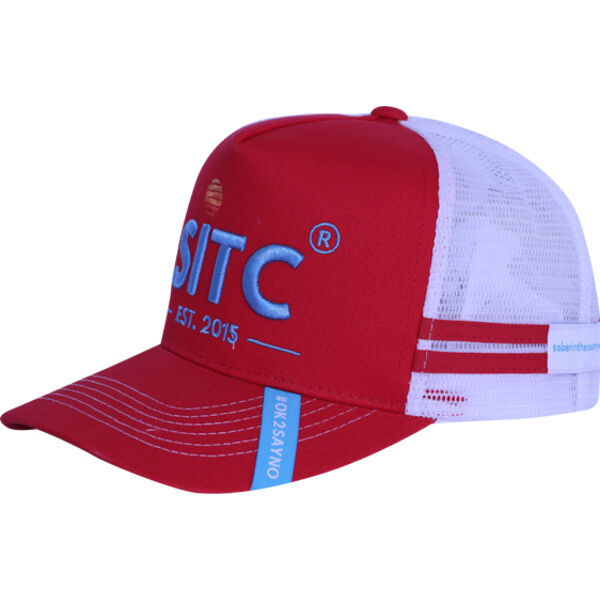 SITC Trucker Cap (high-profile) - Red Thumbnail