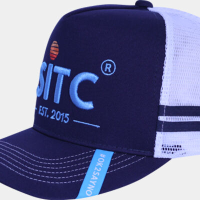 SITC Trucker Cap (high-profile) - Navy Thumbnail