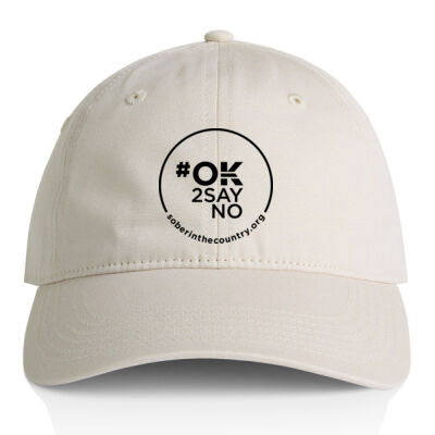 Everyday Low Profile Cap - OK2SAYNO - Black Logo Thumbnail